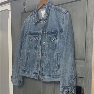 VERVET Sz Small Women's Boyfriend Fit Denim Jacket 100% Cotton #preppy #boho
